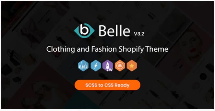 Belle Best Shopify themes for dropshipping