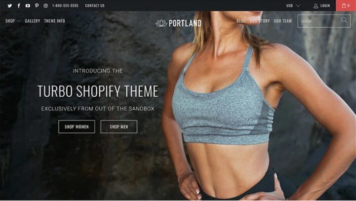 Turbo Best Shopify themes for dropshipping