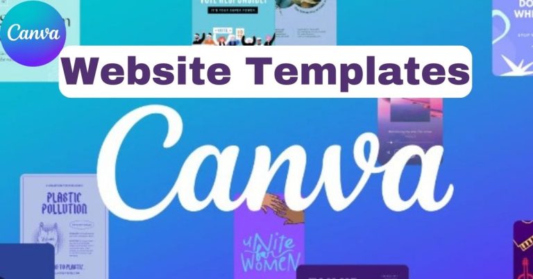 How to use canva website templates
